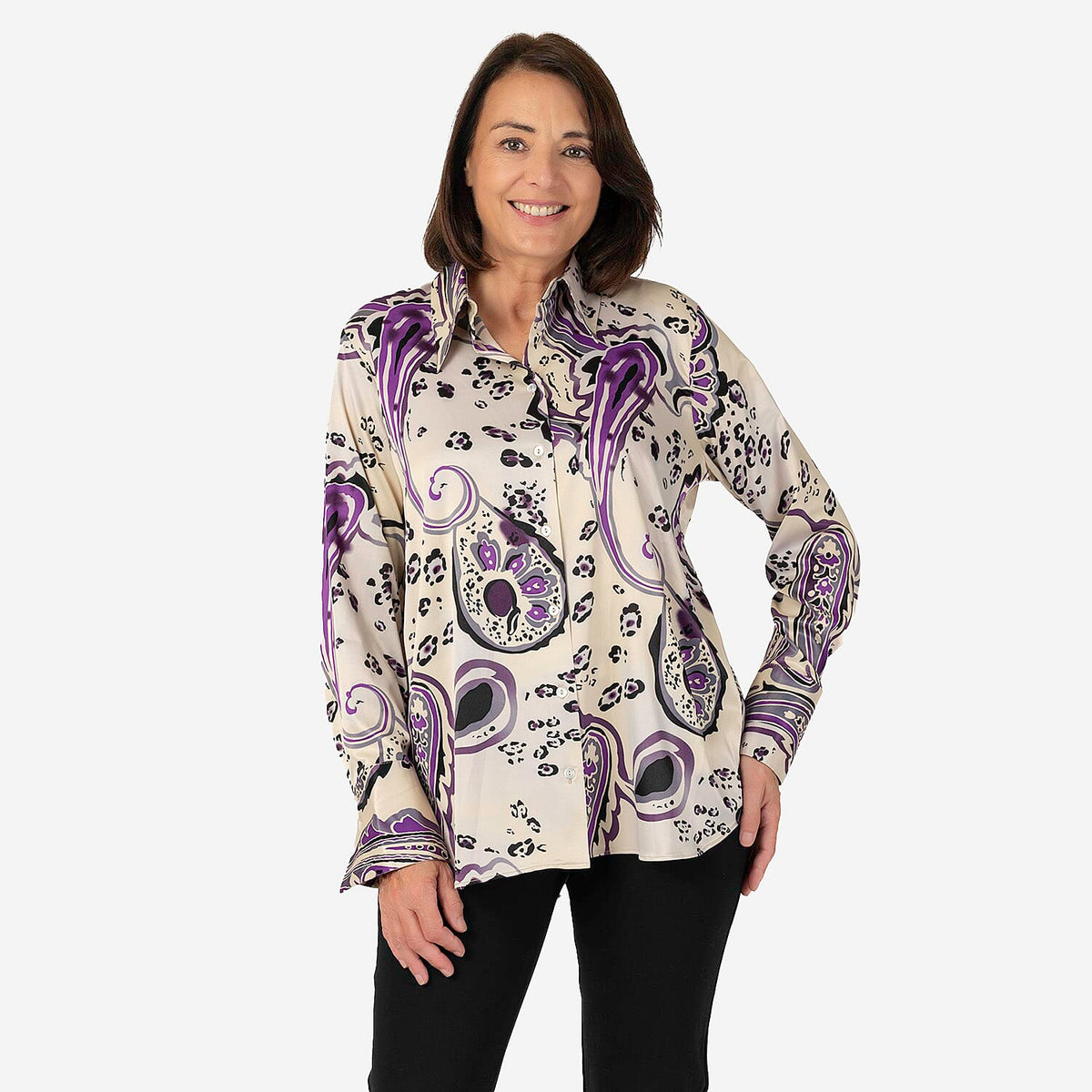 Emily Shirt  - Purple V32608897 1