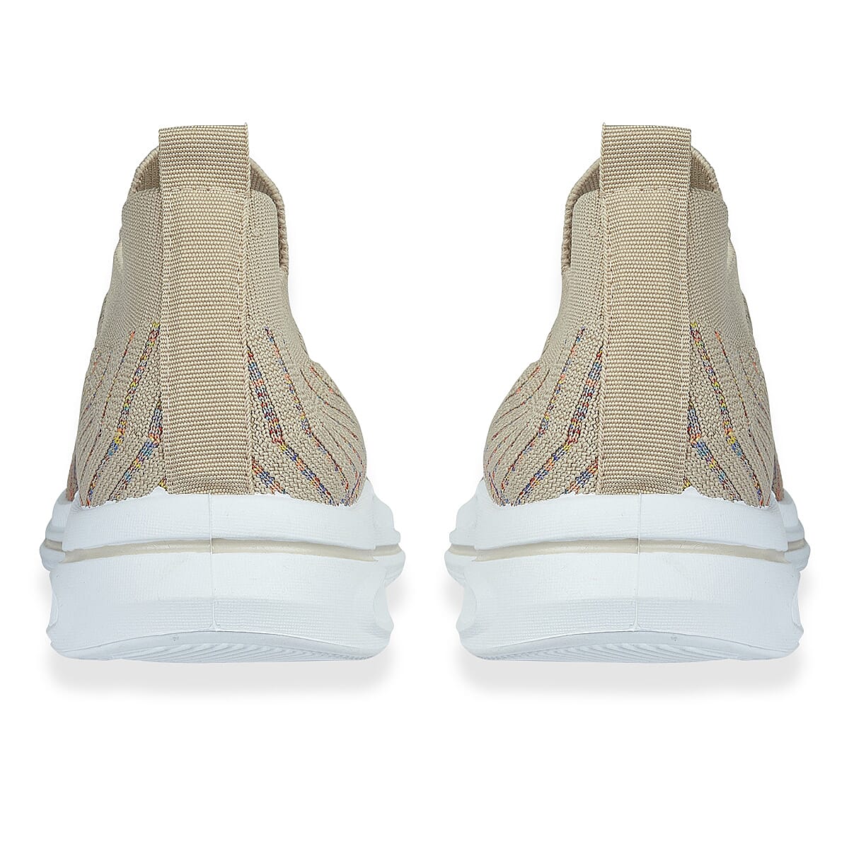 Emma Appletini Fly Knit Casual Trainer (Size 5) - Beige 8321914 2