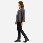 EMMA Cable Knit Jumper (Size - 8 to 14) - Grey
