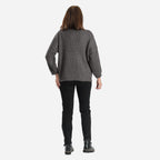 EMMA Cable Knit Jumper (Size - 8 to 14) - Grey