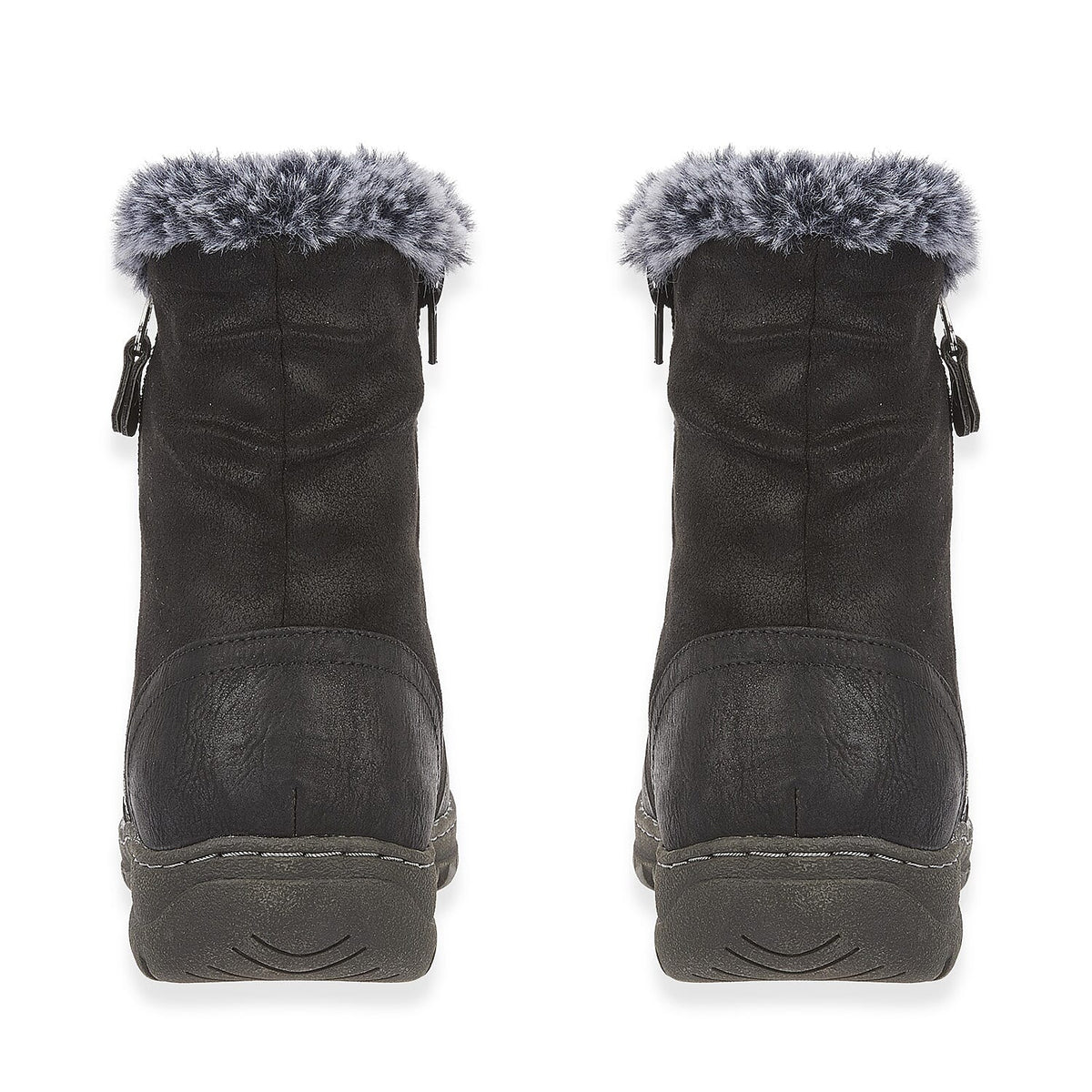Emma Hazel Winter Boot With Faux Fur Trim (Size 4) - Black V32513115 2