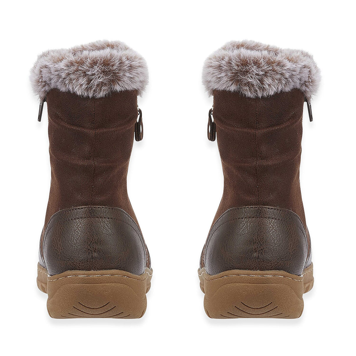 Emma Hazel Winter Boot With Faux Fur Trim (Size 4) - Cognac 8283211 2