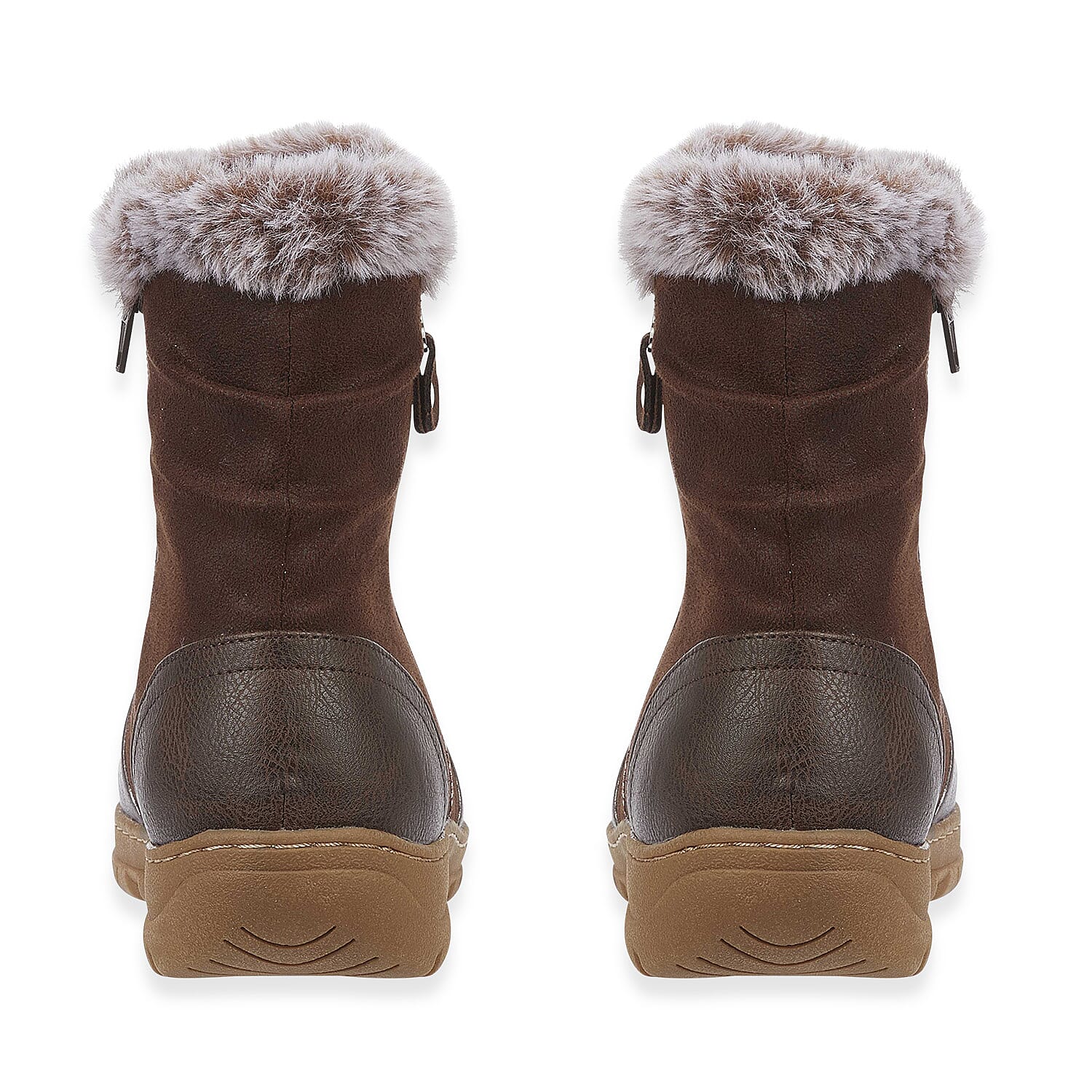 Emma Hazel Winter Boot With Faux Fur Trim (Size 4) - Cognac 8283211 2