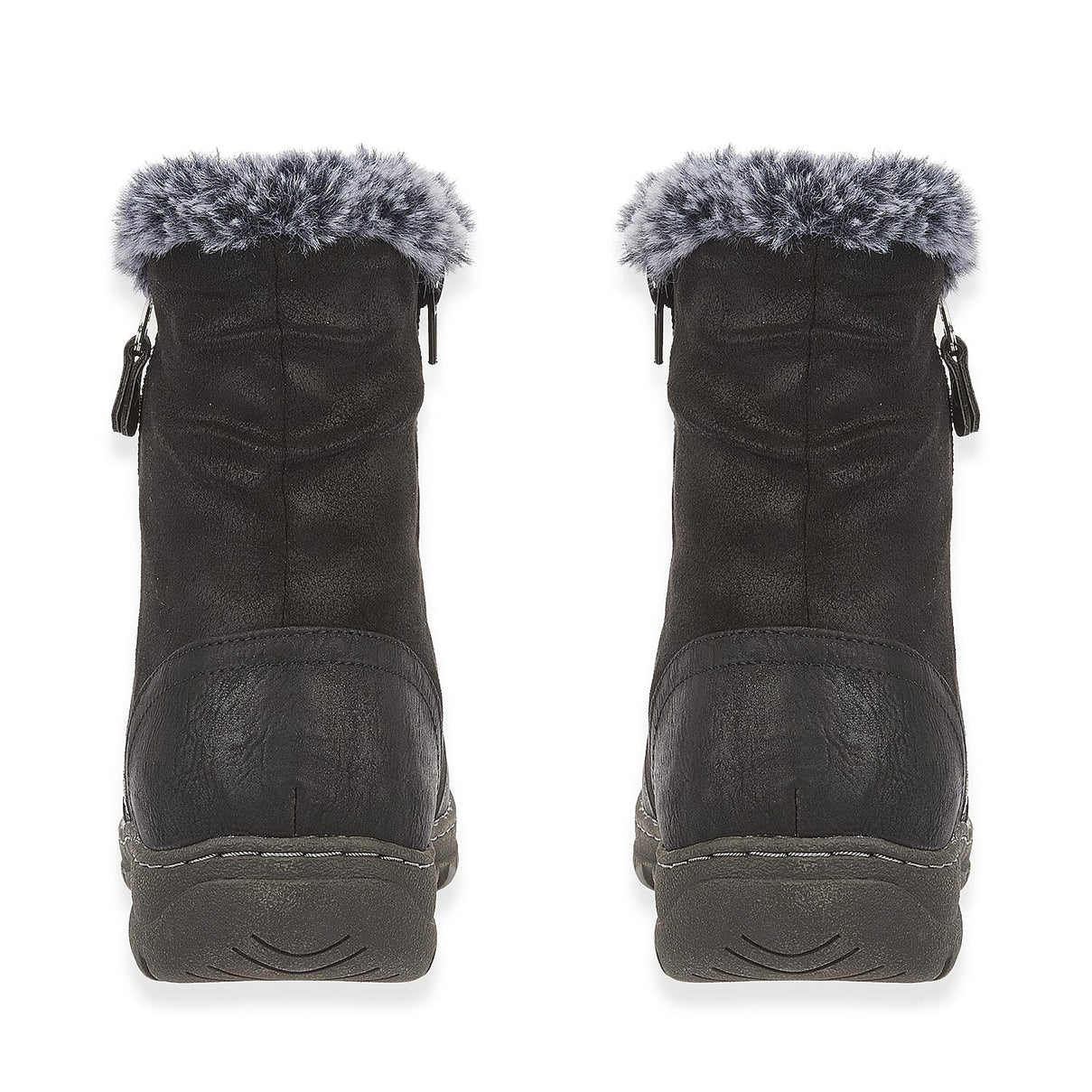 Emma Hazel Winter Boot With Faux Fur Trim (Size 5) - Black V32523785 2