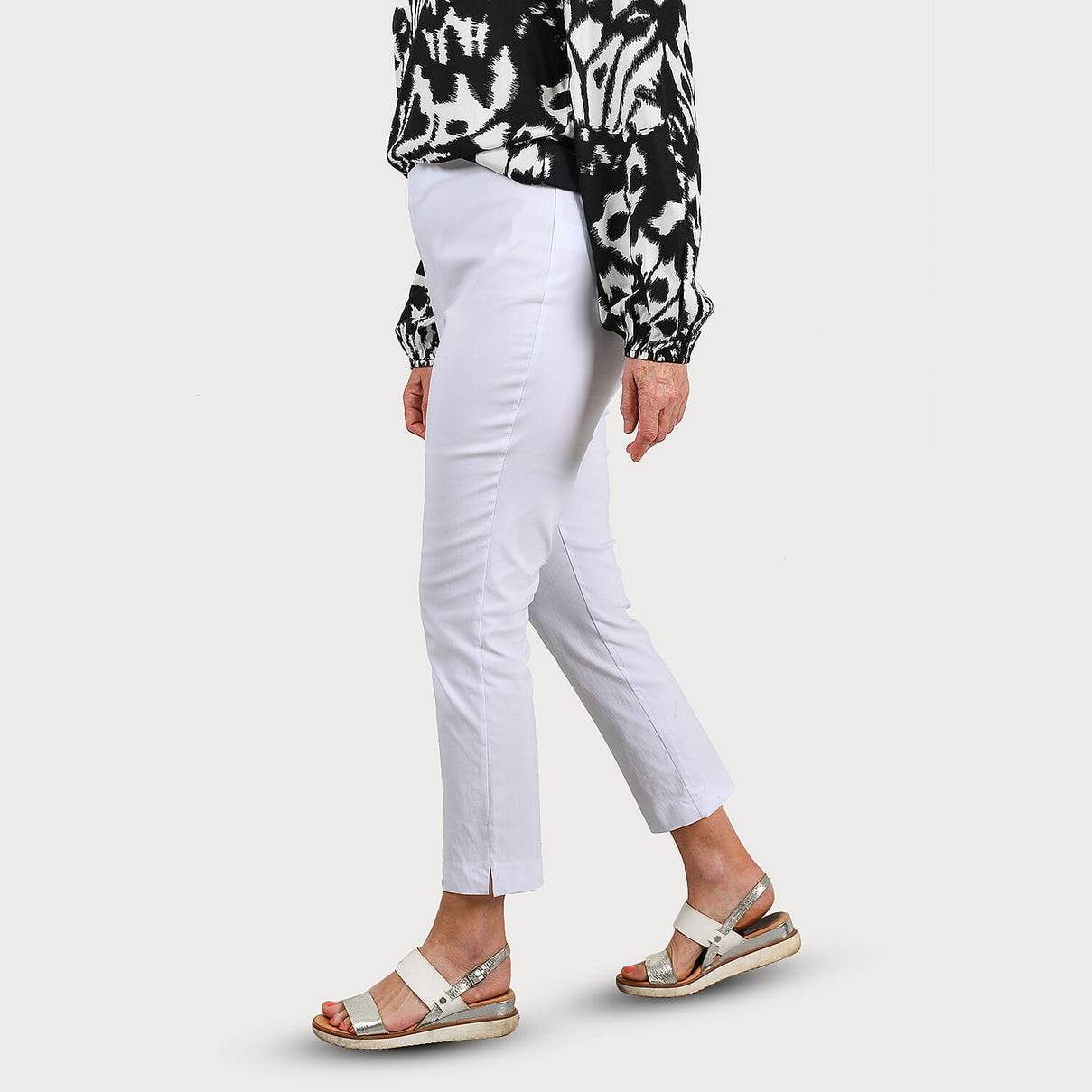 Emma Stretchable Bengaline Trousers 7515776 3