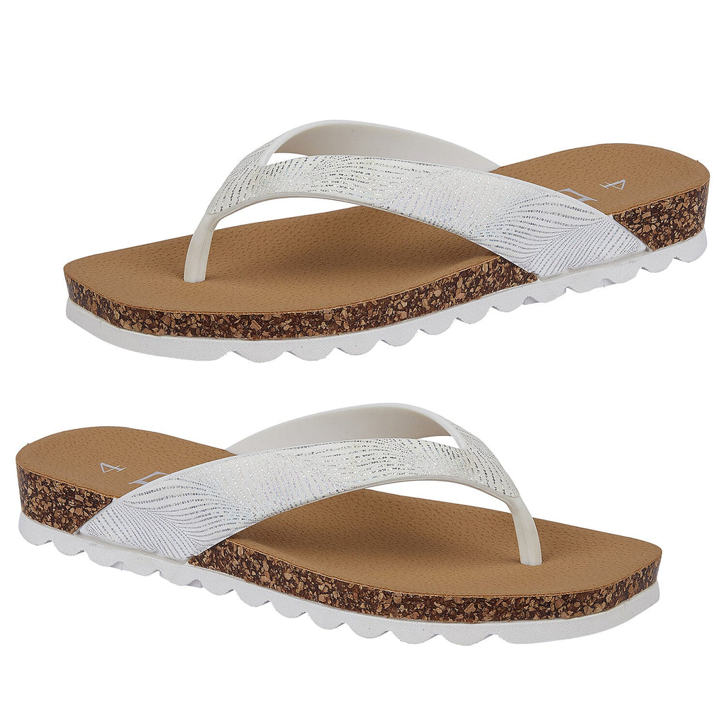 Shoes by Emma Ladies Slipper (Size 36) - White