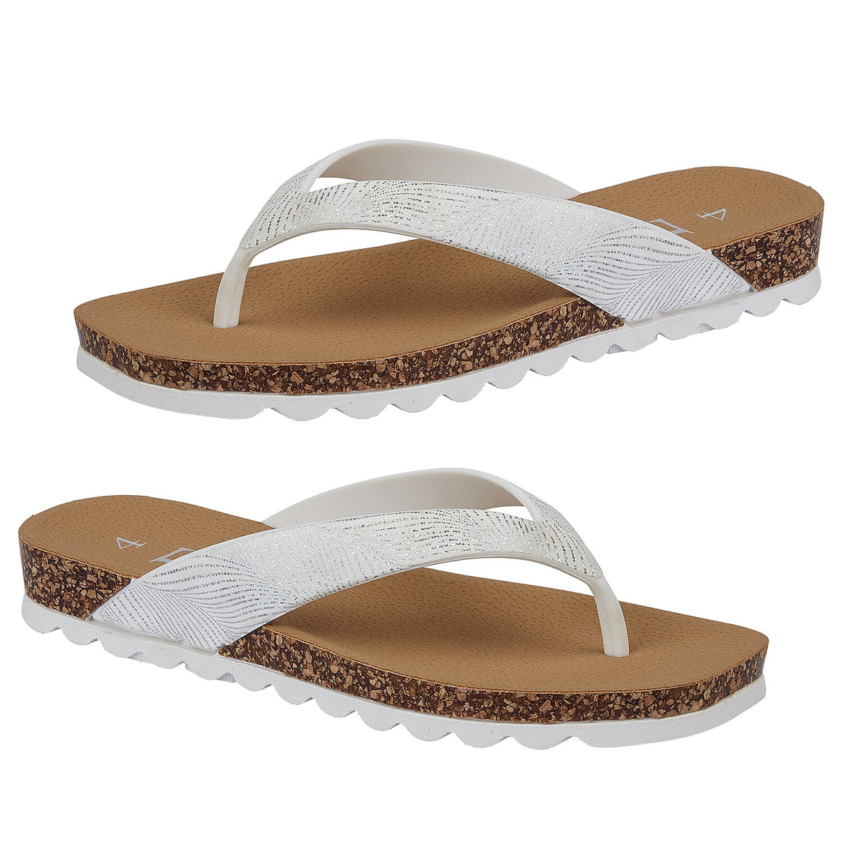 Shoes by Emma Ladies Slipper (Size 36) - White 7792056 0
