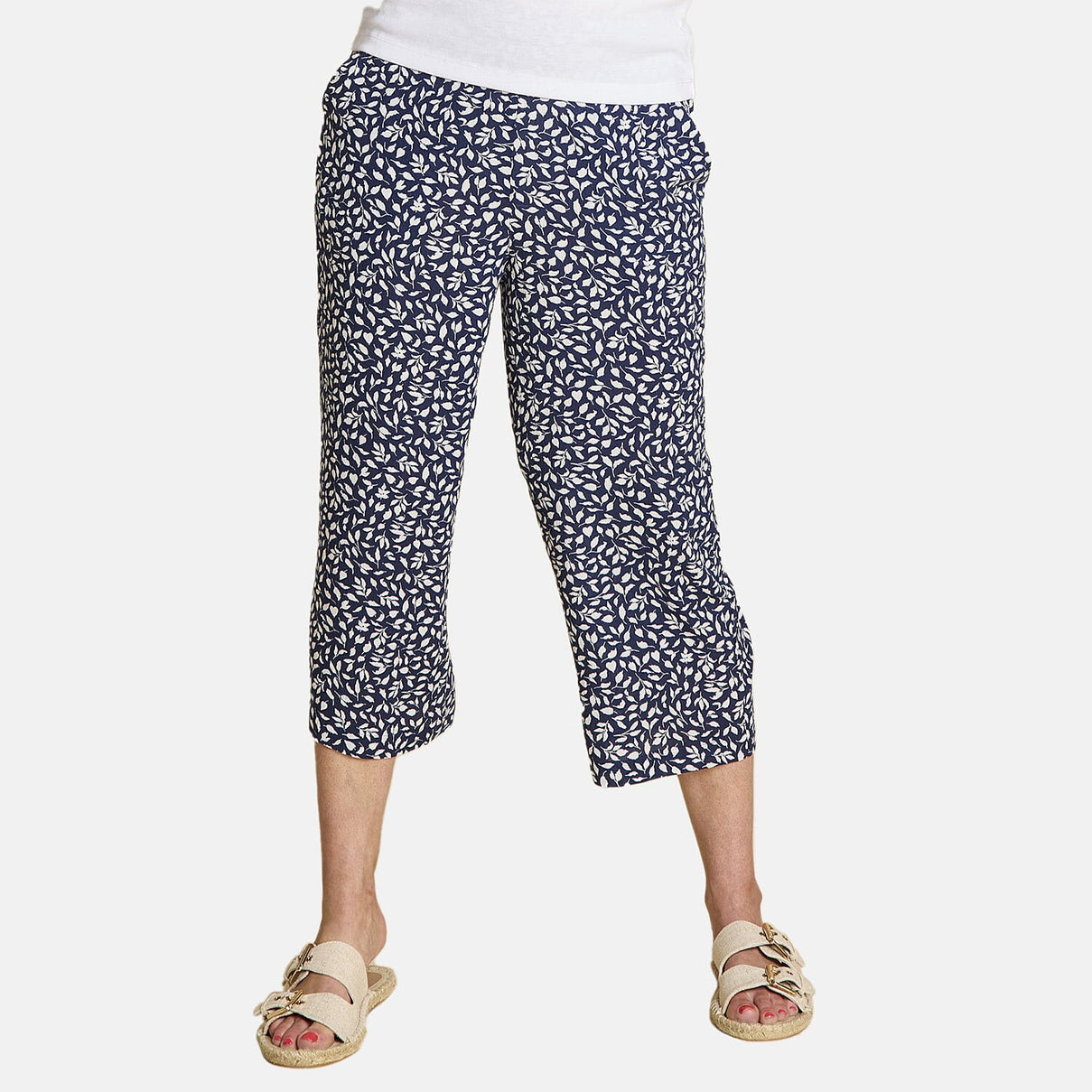 Emreco Crinkle Ladies Woven Wide Leg Culotte 7973300 3