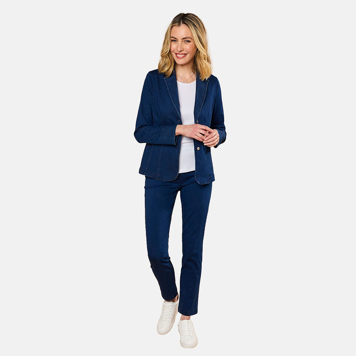 Emreco Cotton Blazer (Size 10) - Denim Blue 7762994 0