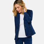 Emreco Cotton Blazer (Size 18) - Denim Blue