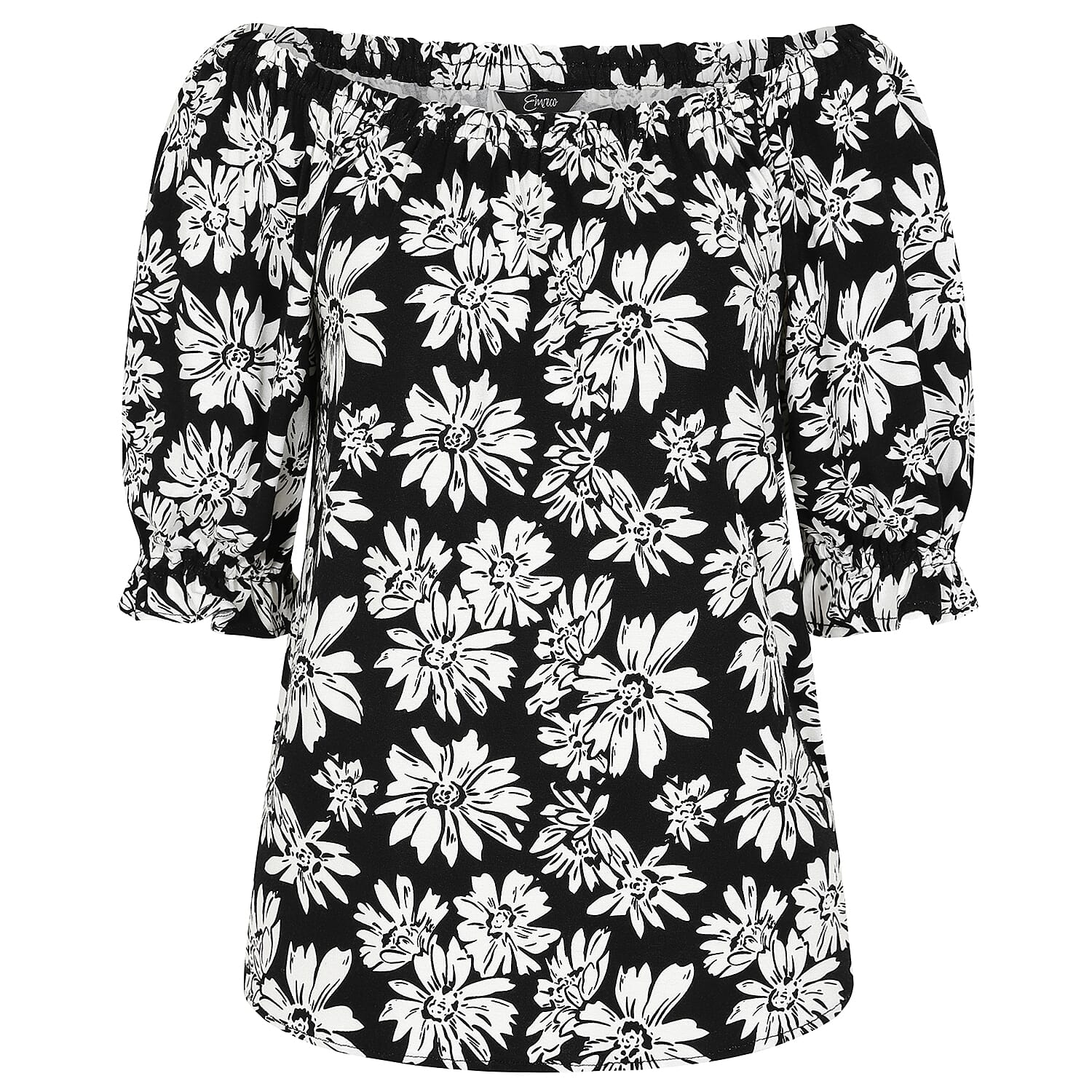 Emreco Frill Sleeve Floral Top 7805020 5