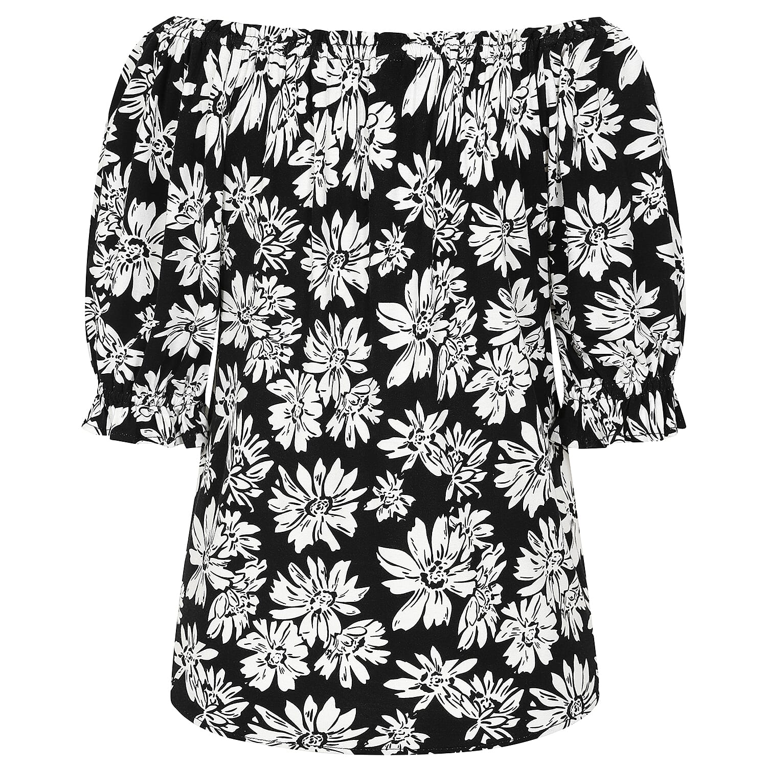 Emreco Frill Sleeve Floral Top 7805020 6