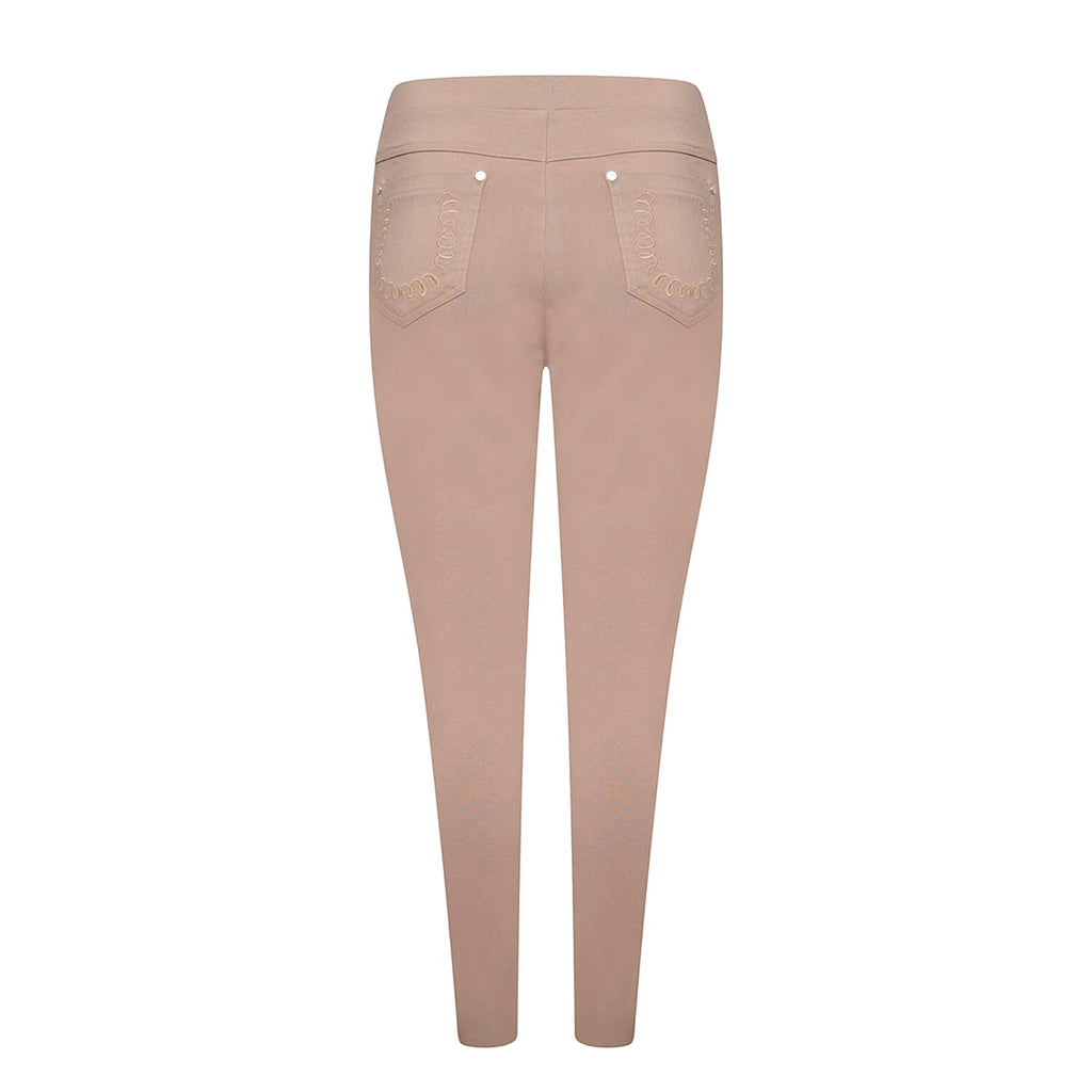 Emreco Jean Style Bengaline Pant-Trouser (Size - 10) - Stone