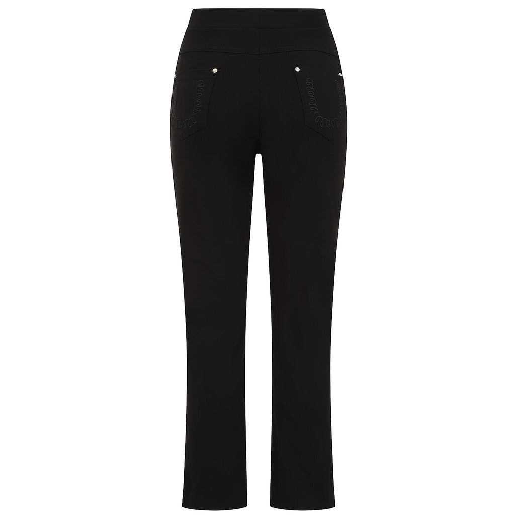 Emreco Jean Style Stretch Trousers 29 Inch Leg (Size 18) - Black
