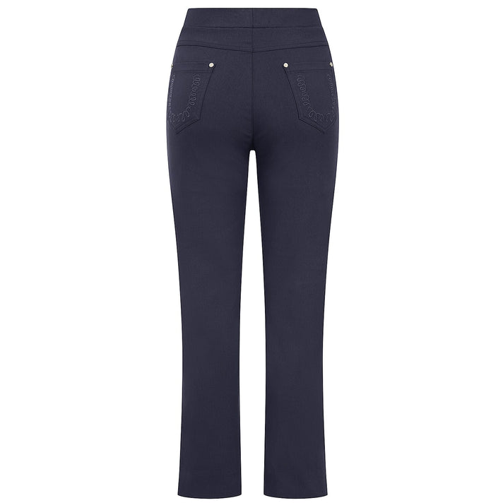 Emreco Jean Style Stretch Trousers 29 Inch Leg (Size 18) - Navy 8097809 1