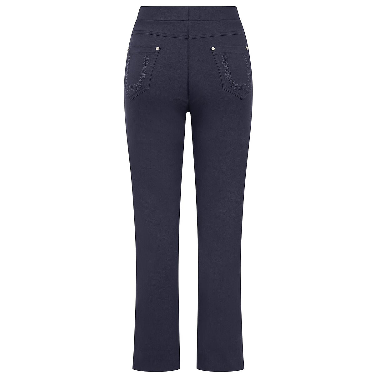 Emreco Jean Style Stretch Trousers 29 Inch Leg (Size 20) - Navy 8097810 0