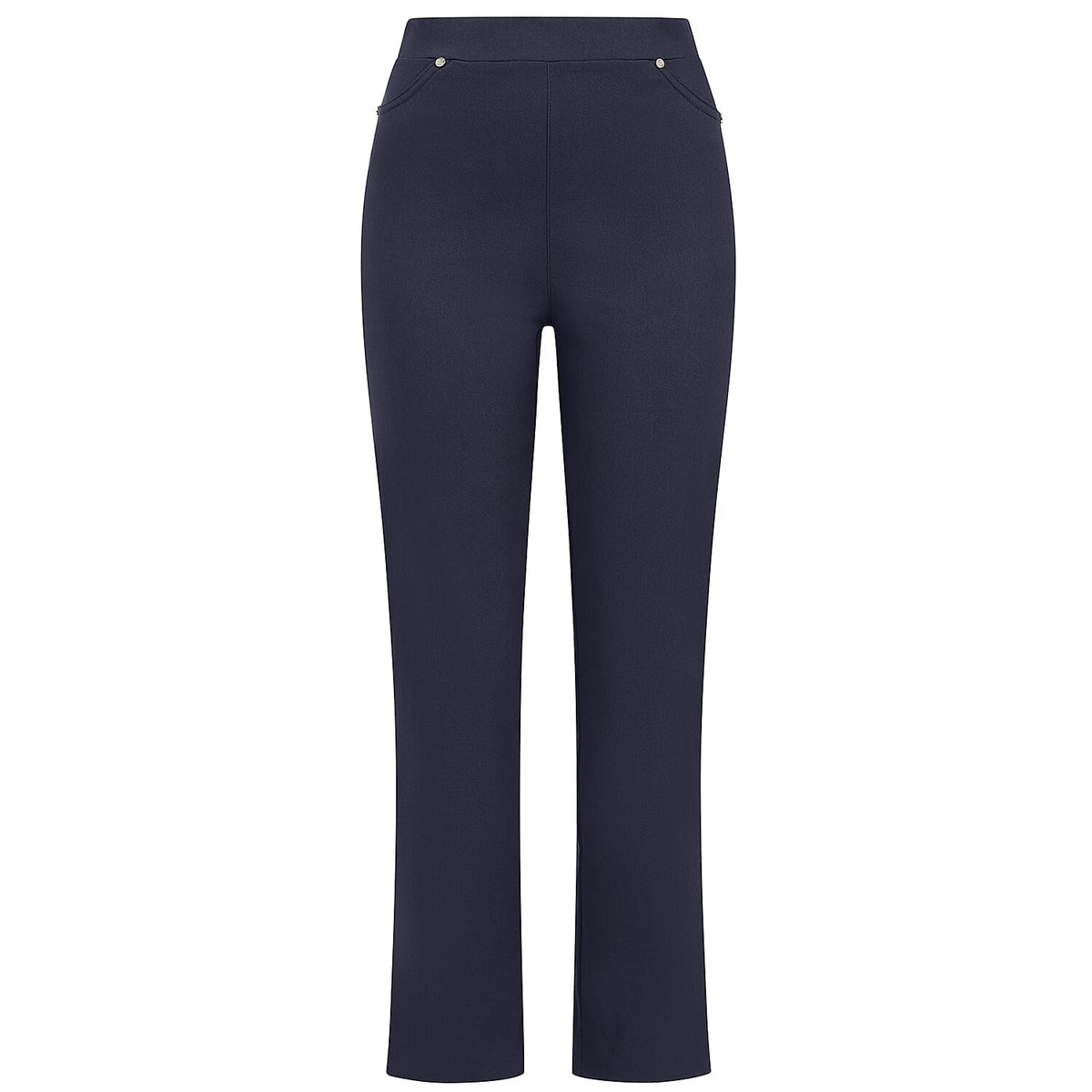 Emreco Jean Style Stretch Trousers 29 Inch Leg (Size 20) - Navy 8097810 1