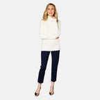 Emreco Jean Style Ponte Stretch Trouser (Size 10) - Navy