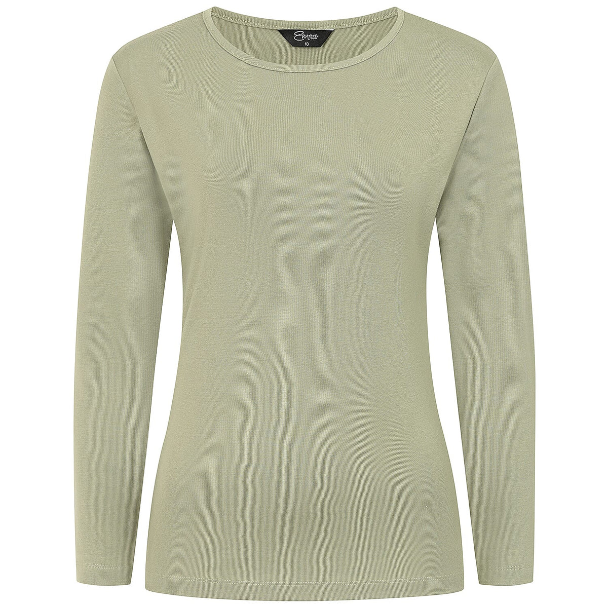Emreco Relaxed Fit 3-4 Sleeve Crew Neck Classic Top V32529134 1