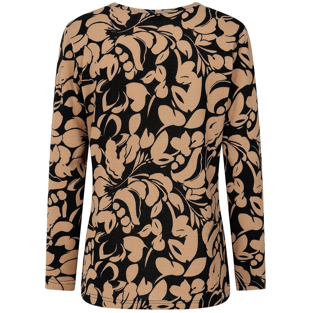 Emreco Artistic Print Round Neck Top (Size 16) - Black V32513426 2