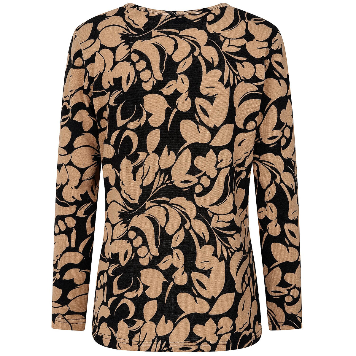 Emreco Artistic Print Round Neck Top (Size 16) - Black V32513426 2