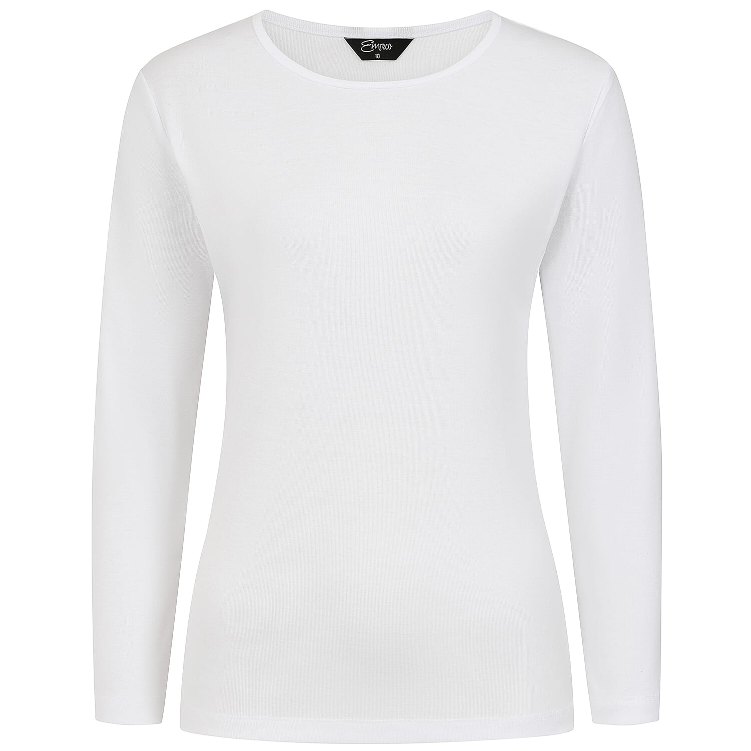 Emreco Relaxed Fit 3-4 Sleeve Crew Neck Classic Top 7972600 2