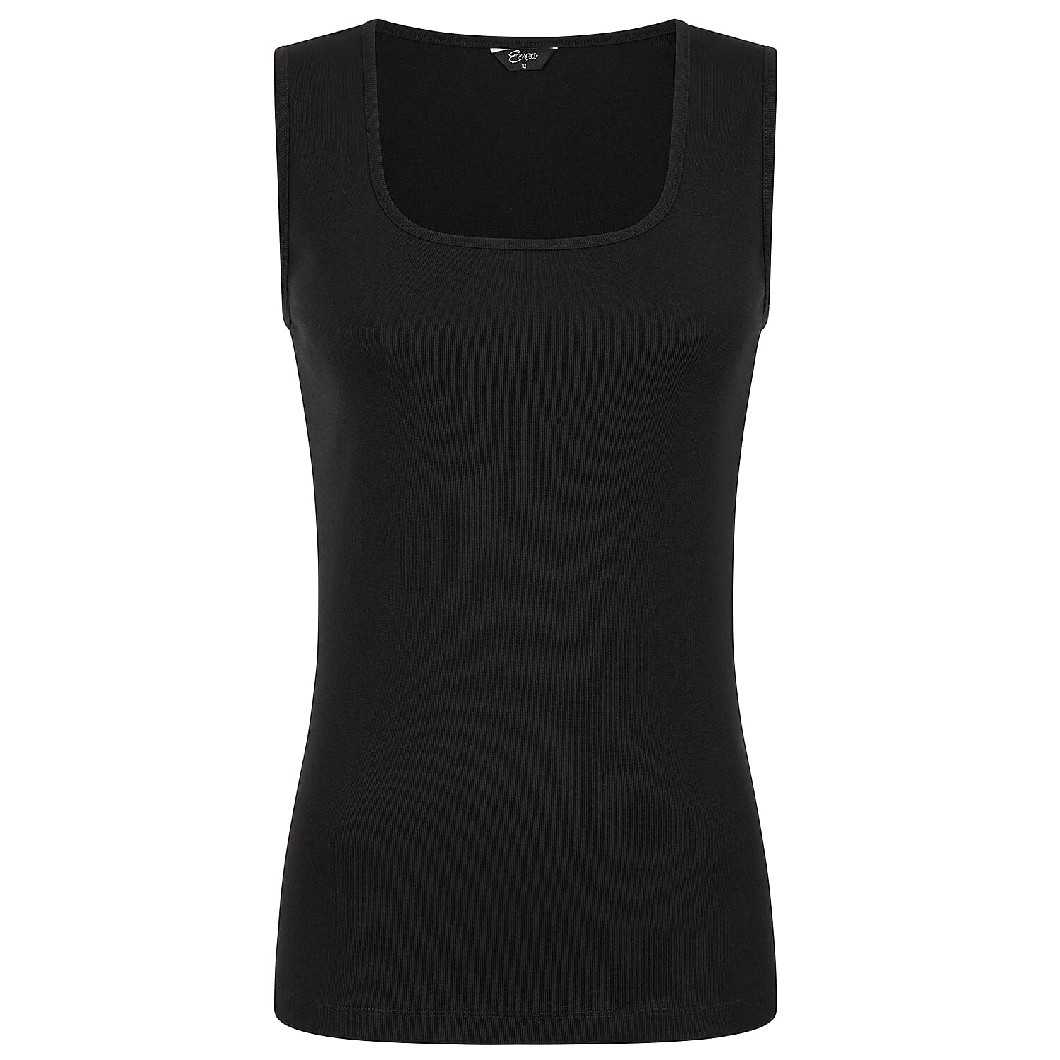 Emreco Square Neck Sleeveless Vest (Size 10) - Black 7973102 0