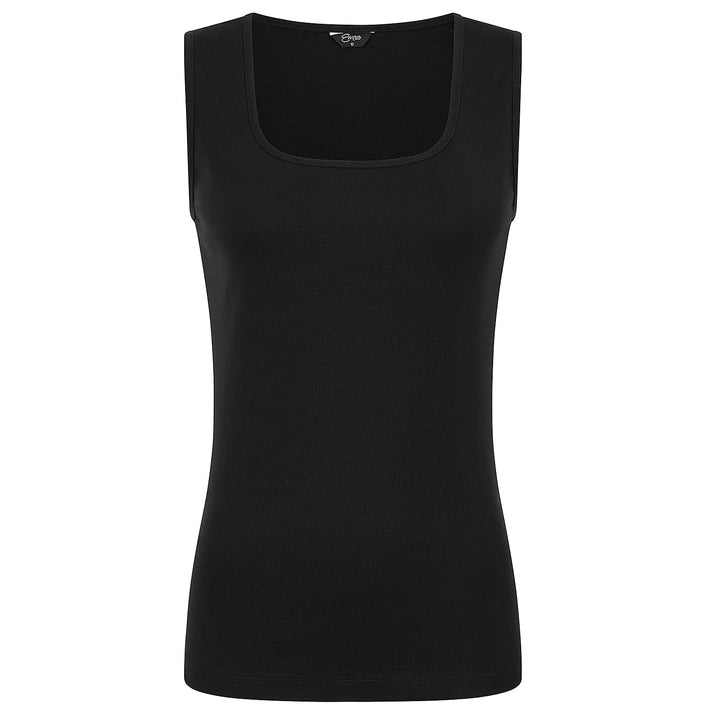 Emreco Square Neck Sleeveless Vest (Size 10) - Black 7973102 1