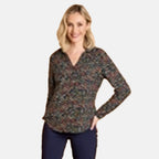 Emreco Long Sleeve Classic Collar Blouse (Size 16) - Teal