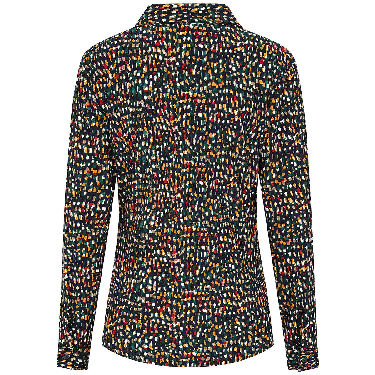 Emreco Long Sleeve Classic Collar Blouse (Size 18) - Black 8097490 2