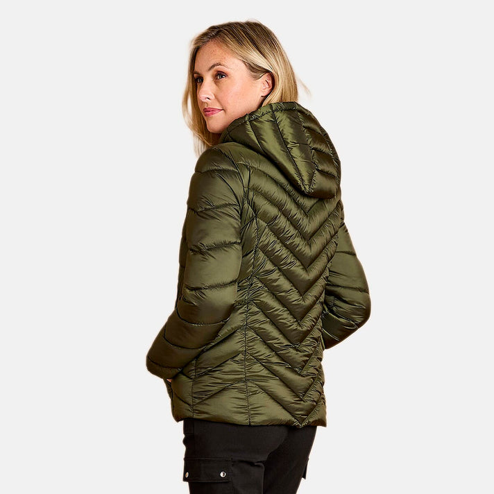 Emreco Long Sleeve Quilted Jacket (Size 10) - Olive 8095543 2