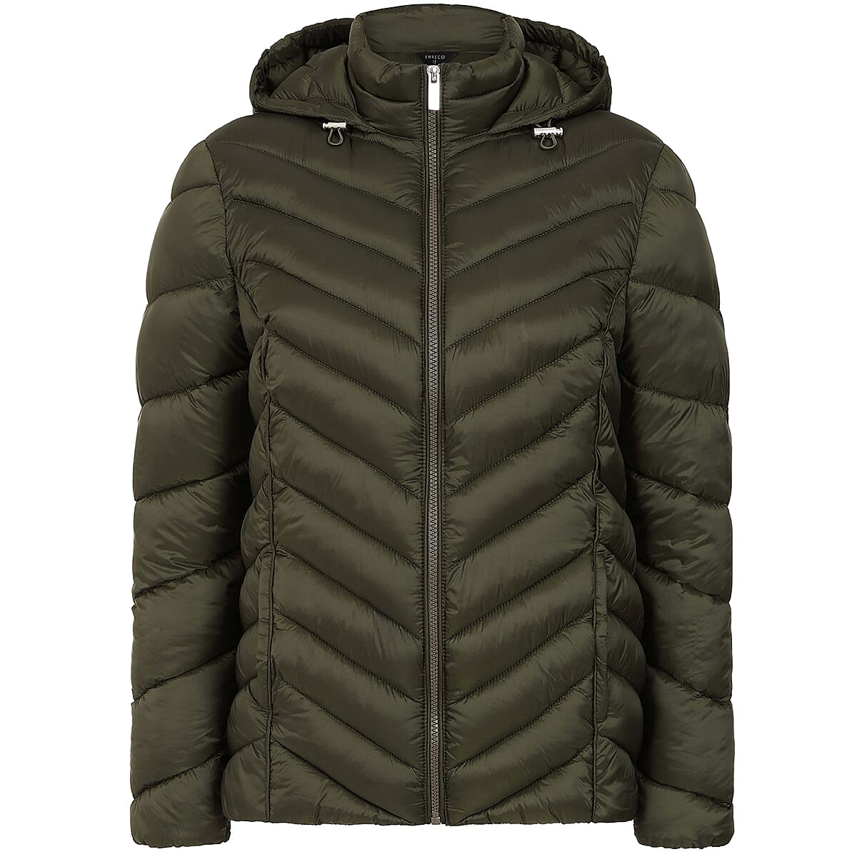 Emreco Long Sleeve Quilted Jacket (Size 10) - Olive 8095543 2