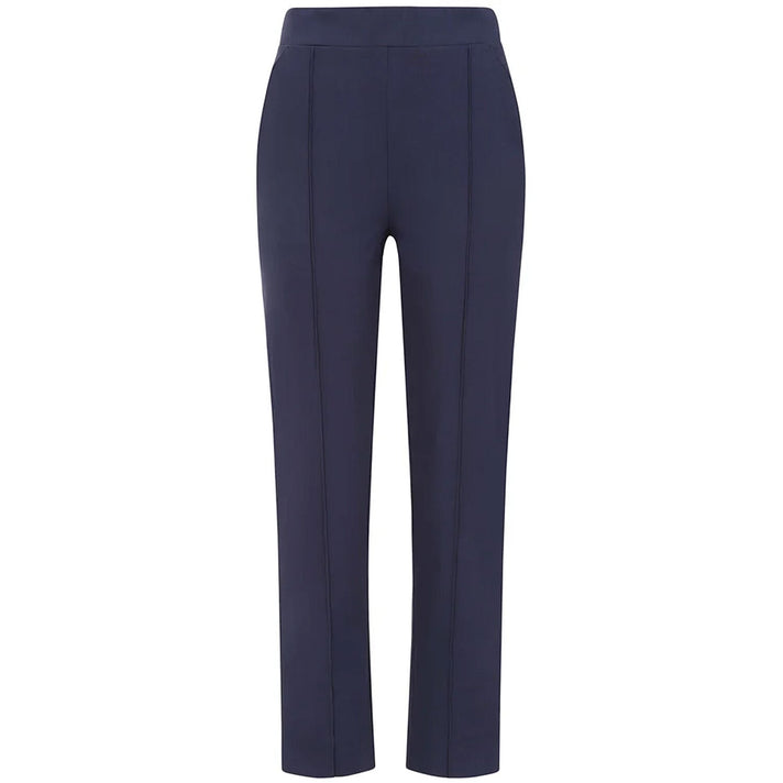 Emreco Pintuck Front Bengaline Trouser (Size 12) - Navy 8225836 2