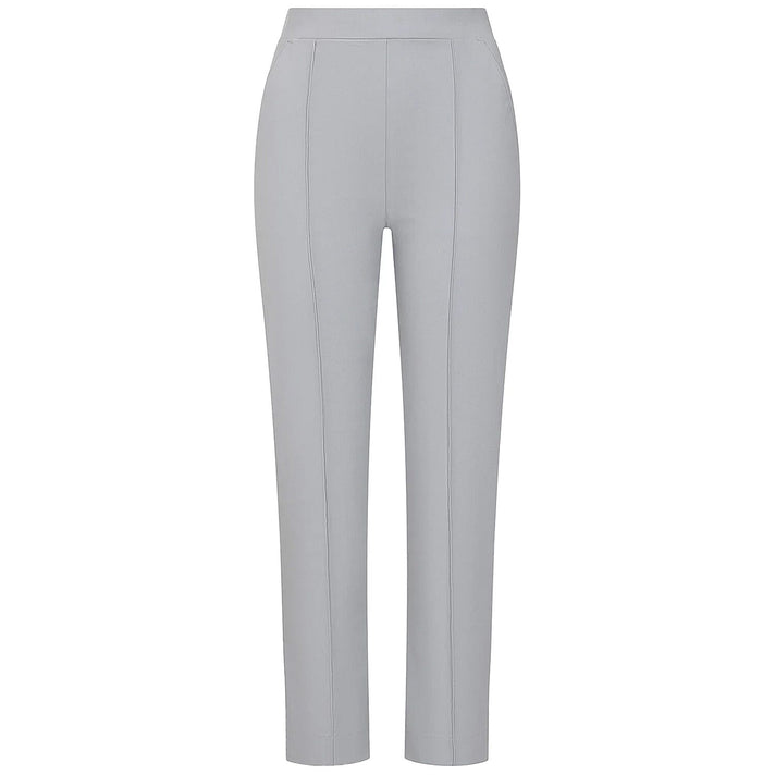 Emreco Pintuck Front Bengaline Trouser (Size 12) - Silver 8225842 2