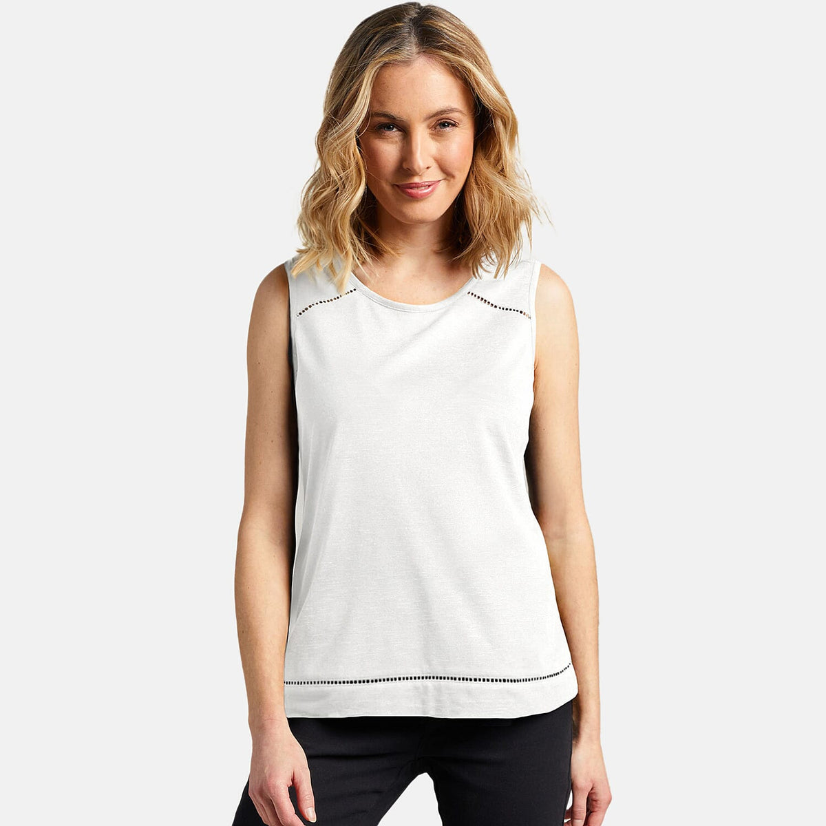 Emreco Ladder Trim Vest (Size 10) - White 7792954 0