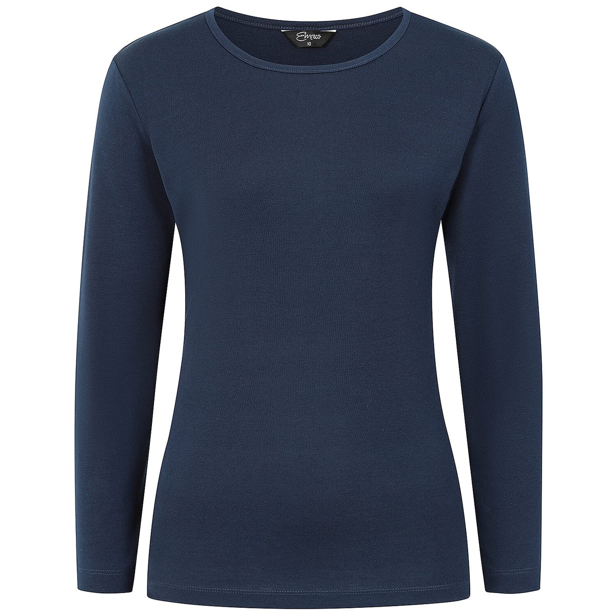 Emreco Quarter Sleeve Basic T-Shirt (Size 18) - Navy V32514058 1