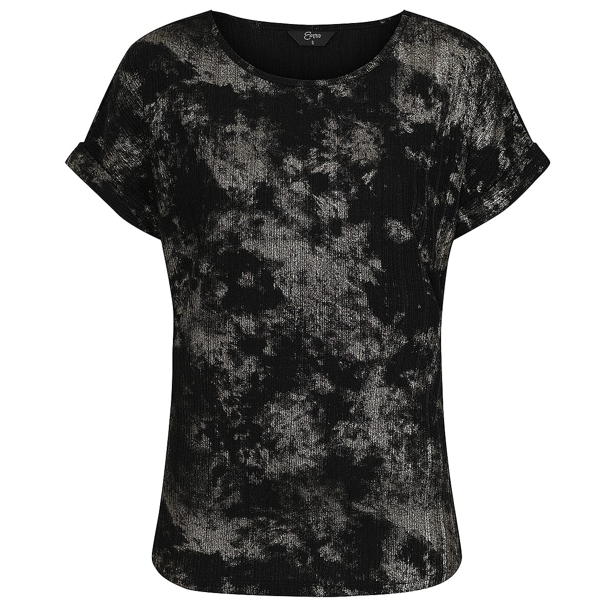 Emreco Roll Sleeve Sparkle Top (Size 16 to 18) - Black 7997653 3