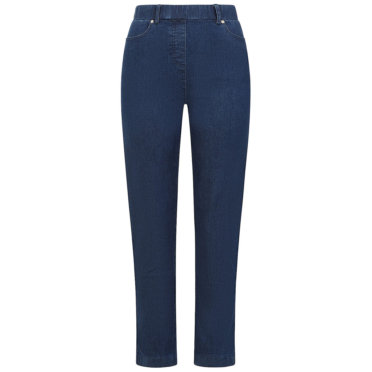 Emreco Comfortable Stretch Denim Ankle Grazer Trousers with 27 Inch Inseam V32514061 2