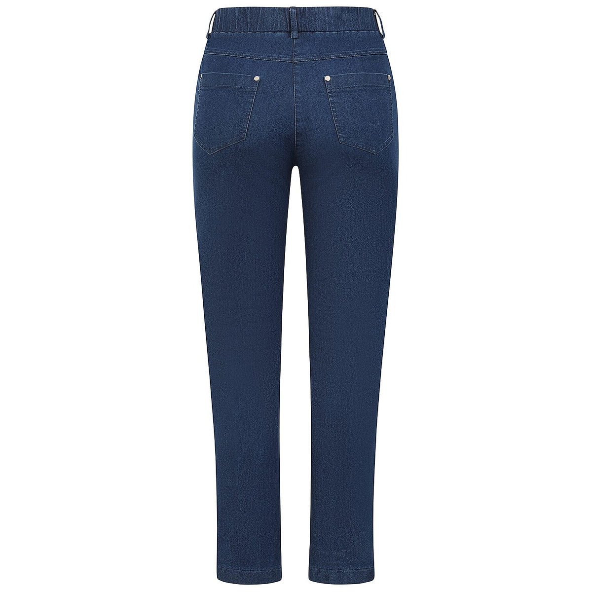 Emreco Comfortable Stretch Denim Ankle Grazer Trousers with 27 Inch Inseam V32514061 3