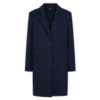 Emreco Single Breasted Revere Collar Coat (Size 16) - Midnight