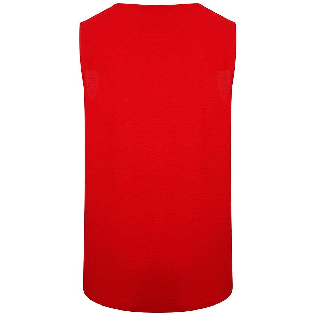 Emreco Sleeveless Round Neck Crinkle Top - Coral 7554129 2