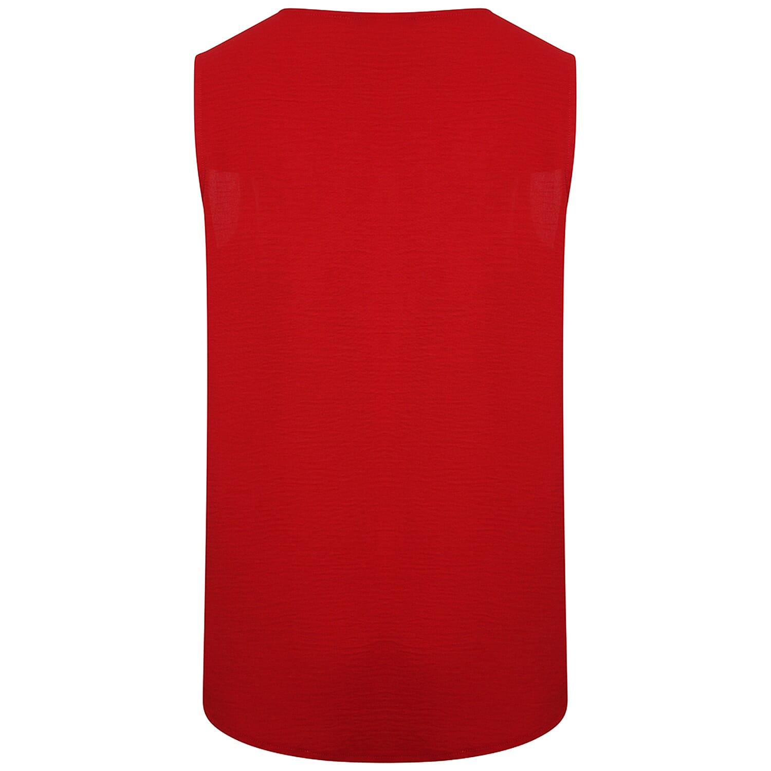 Emreco Sleeveless Round Neck Crinkle Top - Coral 7554129 2