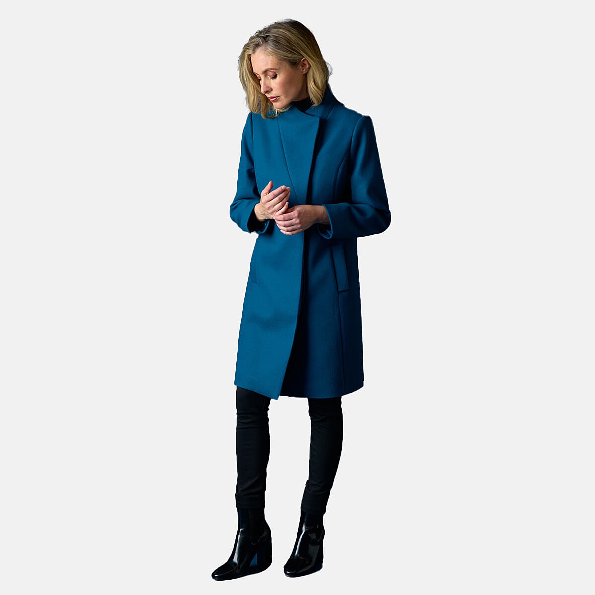 Emreco Smart Wrap Coat (Size 10) - Teal 7997700 1