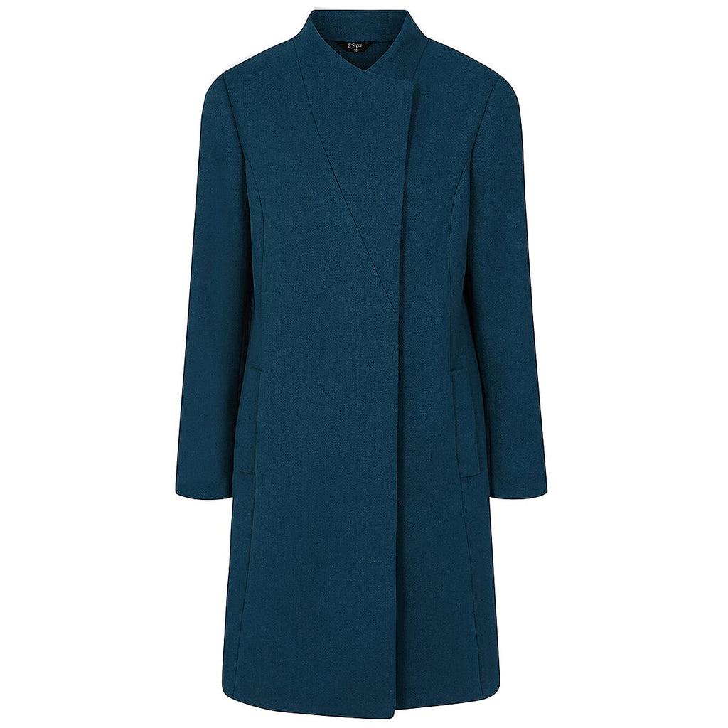 Emreco Smart Wrap Coat (Size 10) - Teal