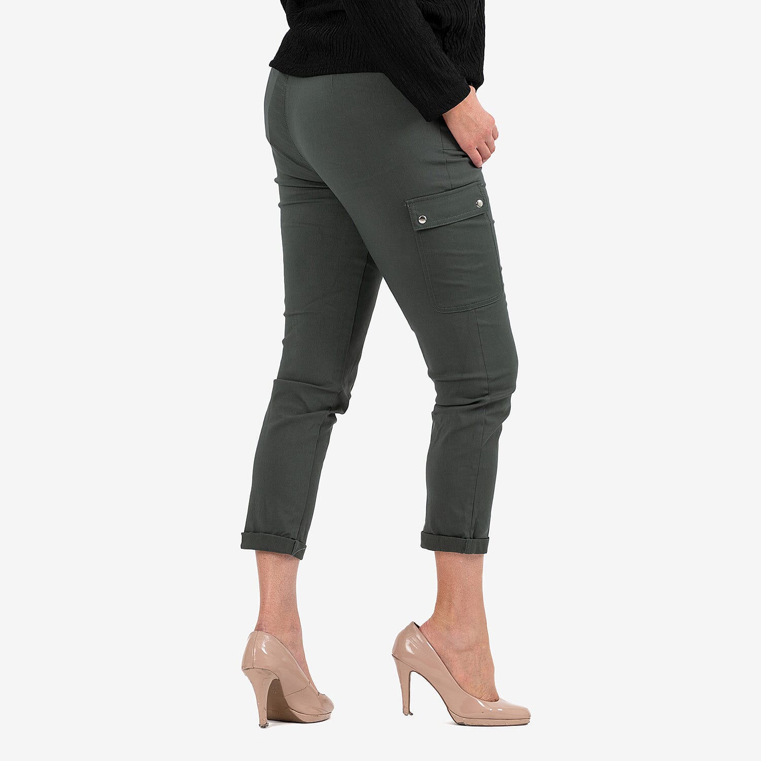 Emreco Stretch Bengaline Combat Utility Trouser (Size 12) - Dark Khaki 7750634 3