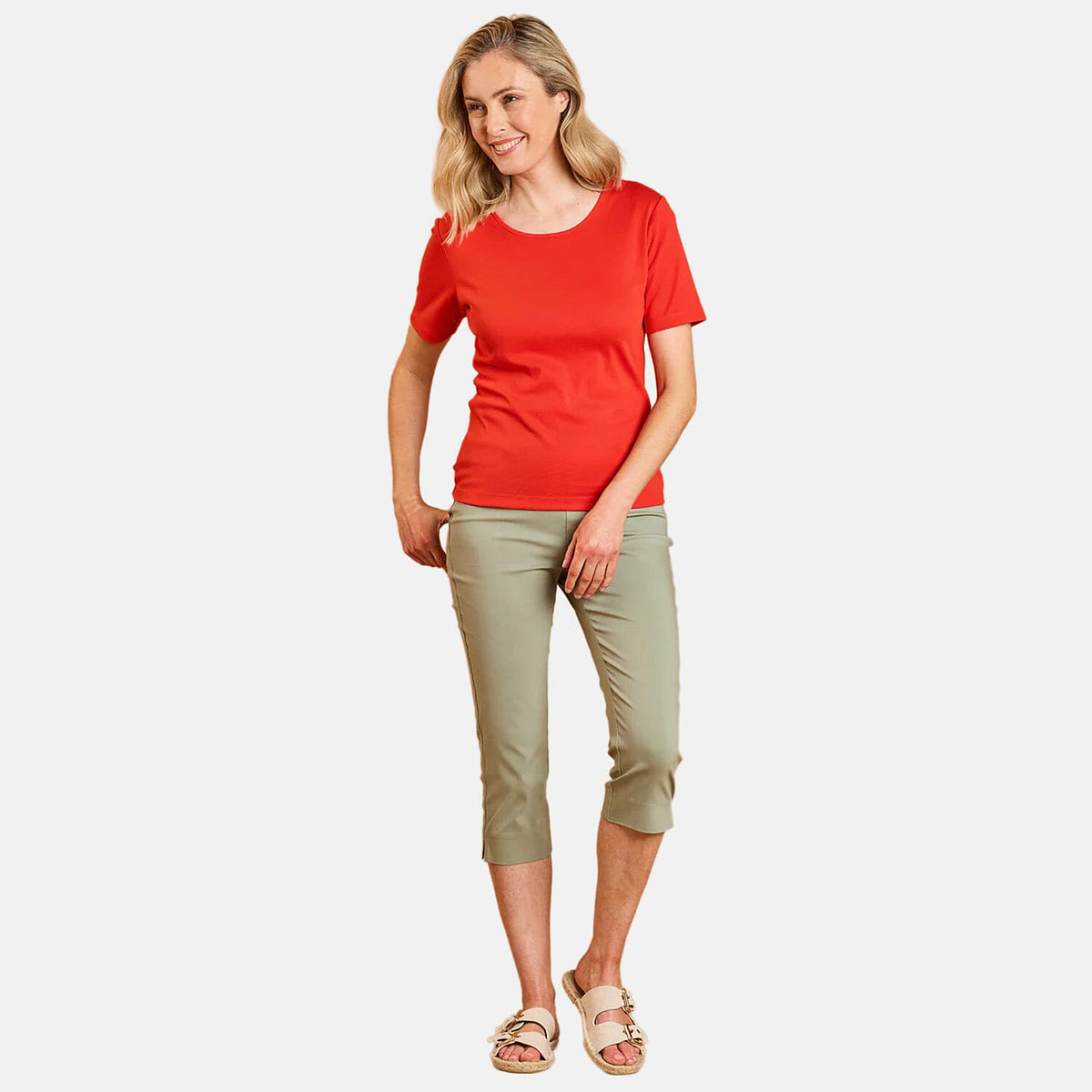 Emreco Short Sleeves Crew Neck T-Shirt (Size 12) - Red V32572122 1