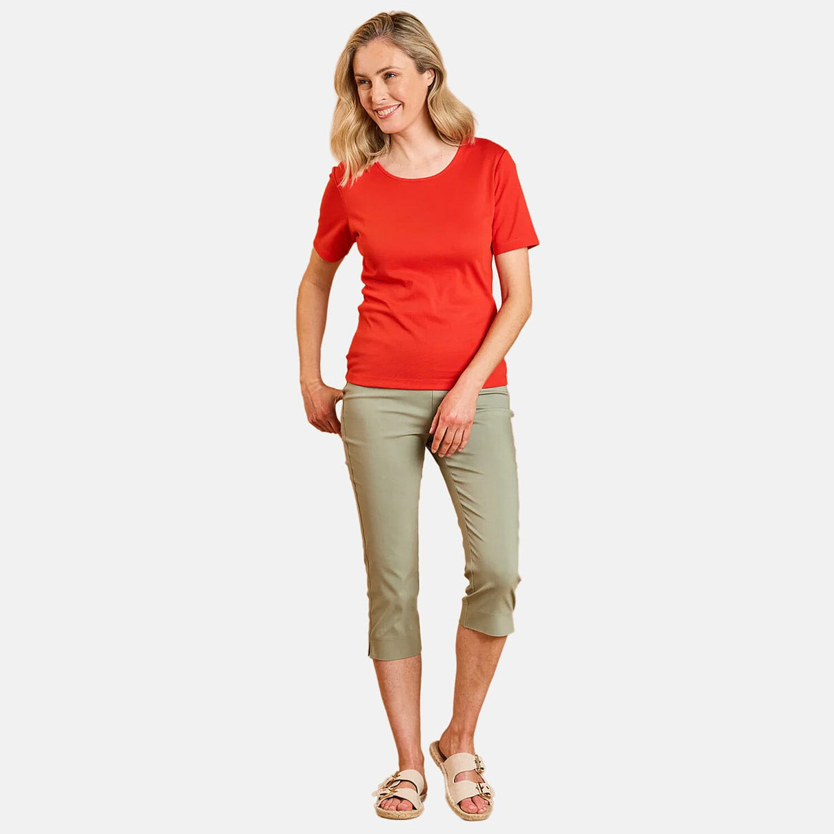 Emreco Short Sleeves Crew Neck T-Shirt (Size 16) - Red 8238697 1