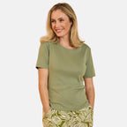 Emreco Short Sleeves Crew Neck T-Shirt (Size 18) - Khaki