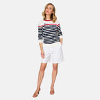 Emreco Tailored Stretch Bengaline Smart Short (Size 10) - White