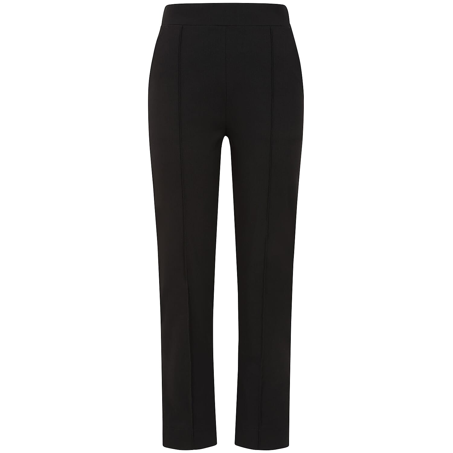 Emreco Tapered Leg Stretch Trousers (Size 10) - Black V32519715 1